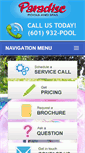 Mobile Screenshot of paradisepoolsms.com